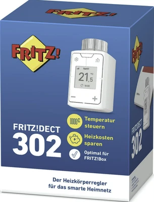 AVM FRITZ!DECT 302, Heizkörperthermostat, Smart,  NEU+OVP! - Bild 1 von 4