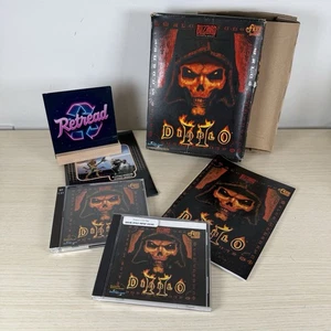 Diablo II (PC, 2000) Blizzard Big Box 3 discos en caja con manuales retro vintage - Imagen 1 de 15
