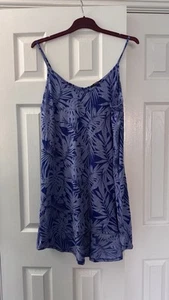 George Damen Top blau geblümt Größe XL - Bild 1 von 3