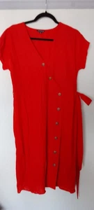 Peacocks linen feel dress size 10. (0) - Picture 1 of 2