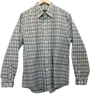 Camisa Jos A Bank Para Hombres Ajuste A Medida a Cuadros Abotonada Talla L Colección de Viajeros - Imagen 1 de 11