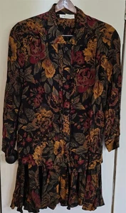 Womens 14/18 Jones New York Multicolor Autumn Floral Pattern Shirt & Skirt Set - Picture 1 of 10