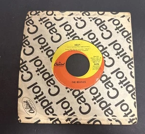 The Beatles 45 Vinyl Capitol 5476 Help! I’m Down Rare White Subsidiary Label - Picture 1 of 3