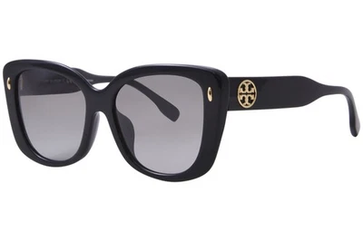 Gafas de sol Tory Burch TY7198U 170911 para mujer negras/grises degradadas ojo de gato 54 mm Foto 1 de 4