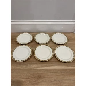 Haviland Limoges "The Monaco" Teller 6,25" 6er Set Vintage Frankreich Goldrand - Bild 1 von 6