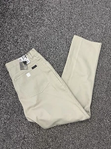 Pantalones de mezclilla para hombre Yves Saint Laurent beige piedra sarga regular recto W36 L32 YSL - Imagen 1 de 13