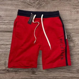 Tommy Hilfiger Men's Fleece Activewear Sweat Shorts Big Tommy Logo Size XS - Picture 1 of 4