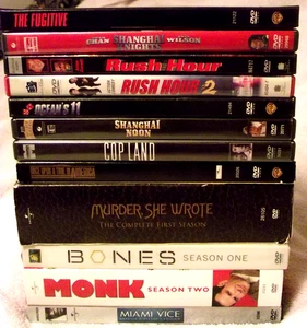 62 TV Episodes & Movies Crime Detective DVD 3 Special Ed 9 Movies 53 TV Episodes - Imagen 1 de 16