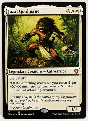 Jazal Goldmane - #102-MTG-Commander: Dominaria United-Regular-NM - Image 1 of 2
