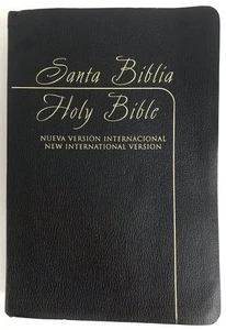 Santa Biblia Bilingual Holy Bible NIV NVI English And Spanish Parallel 10894 - Bild 1 von 16