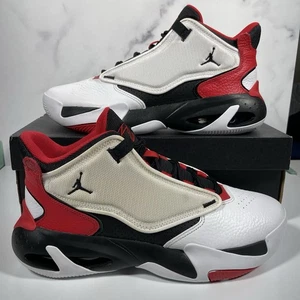 Jordan Max Aura 4 Blanco Rojo Universitario DN3687-106 Talla 10 Para hombres - Imagen 1 de 6