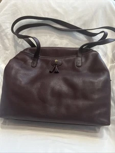 VTG Rare ETIENNE AIGNER Large Leather Satchel Bag Doctor Handbag Oxblood 15”x12” - Picture 1 of 14