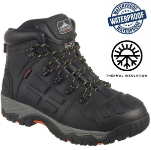 New PORTWEST Waterproof Safety Boots S7 Padded Work Mens Steel Toe Cap Hiker Sz - Picture 1 of 1
