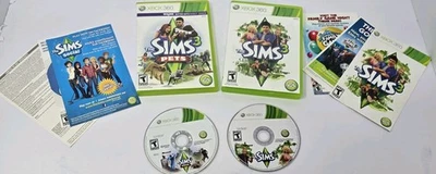 Sim3 (CIB) & Sims 3: Pets (Xbox 360) Tested + Working - Image 1 of 4