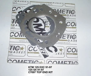 KTM 125 SX EXC 91-97 COMETIC C7097 TOP END SET NEW - Picture 1 of 1