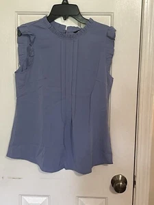 Allegra K Sleeveless Blue Blouse Size Small - Picture 1 of 3