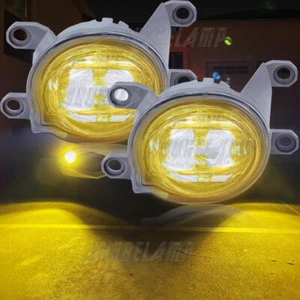 ⭐2*LED Front Bumper Yellow 3500K Fog Lights Lamp For Lexus NX450H+ 2022-2024 - Picture 1 of 13