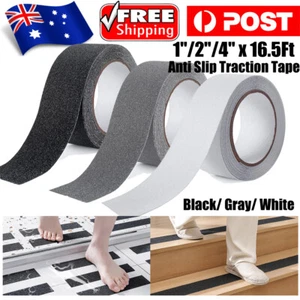 Anti Slip Tape 5M Non Slip High Grip Adhesive Safety Flooring Step Sticky Tread - Picture 1 of 19