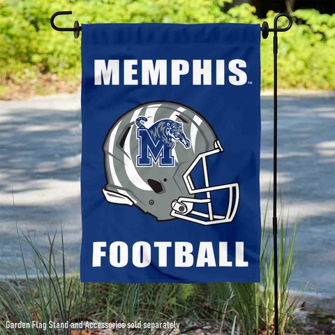 Memphis Tigers Football Helmet Garden Yard Banner Cover