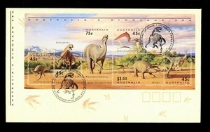 Postal History FDC #1347a Australia, Dinosaurs w/ Pictorial Cancel 1993 T-Rex - Picture 1 of 2