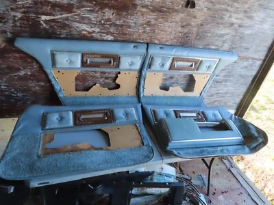 77-90 GM FULL SIZE FOUR DOOR RIGHT RH LEFT LH FRONT REAR DOOR PANEL W PULL STRAP - Image 1 of 4