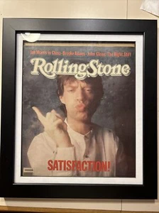 Rolling Stone Magazine ""Soddisfazione"" 24 novembre 1983 INCORNICIATO - Foto 1 di 8