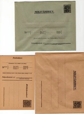 SUECIA BONITO LOTE MILITAR TEMPRANO ENTERO PERFECTO COMO NUEVO Foto 1 de 2