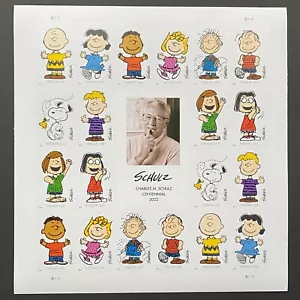 USA 2022 Stamps MNH Forever Charles M. Schule Cartoons Plate Block Sheet of20 US - Picture 1 of 7