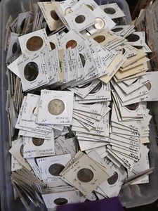 LARGE LOT 100X FOREIGN WORLD COINS IN 2X2 SLABS RANDOM PICKED 1850-2024 Silver - Picture 1 of 2