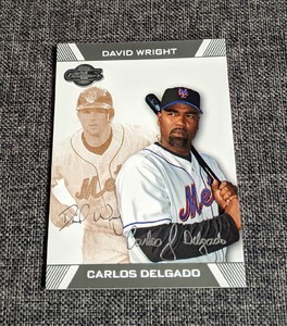 2007 (METS) Topps Co-Signers Bronze #41B Carlos Delgado/David Wright 138/275