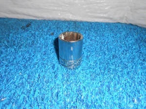 SK Hand Tools 40128 1/2" Dr. 7/8" 12pt Standard Fractional Chrome Socket SK-18 - Imagen 1 de 11