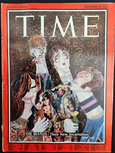 THE BEATLES Ihre neue Inkarnation auf TIME Magazin COVER SEP 1967 USA - Bild 1 von 1