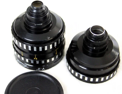 2x Zenit/Lomo HT1-0.5x conversion lens 8mm cine film cameras FREEPOST - Image 1 of 4