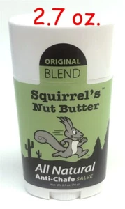 Squirrel's Nut Butter All Natural Anti Chafe Run Salve Stick Applicator 2.7oz - Picture 1 of 2