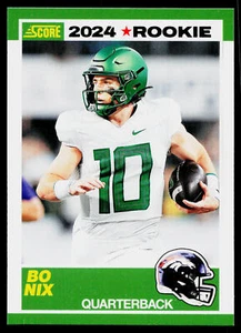 2024 Score Bo Nix 35th Anniversary Rookies #9 Denver Broncos - Picture 1 of 2
