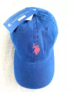 U.S. Polo Assn. Gorra ajustable con tirantes azul marino logotipo de USPA nueva - Imagen 1 de 1