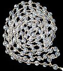 Sphatik Diamond Cutting Mala In Pure Silver - 7 mm - 108+1 beads - Lab Certified