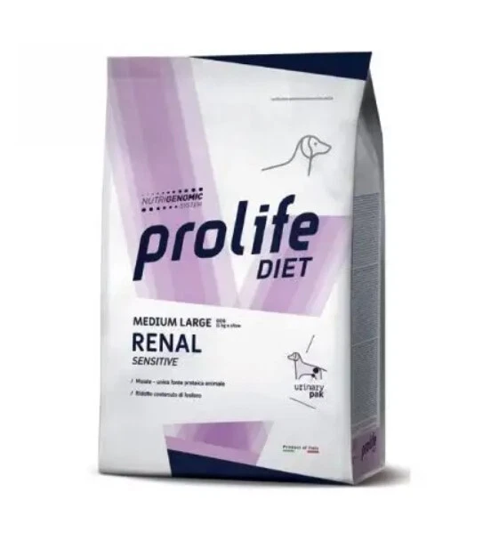 Prolife Diet Crocchette Per Cani Medium - Large Renal Sensitive al Maiale 8KG - Immagine 1 di 1