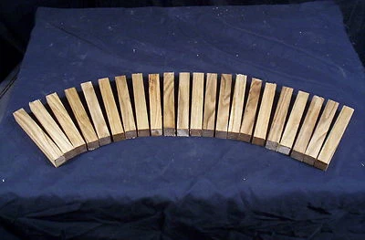 22 Piece Butternut Pen Blanks 3/4 x 3/4 x 5" Lathe Turning Craft Wood Lumber - Image 1 of 3