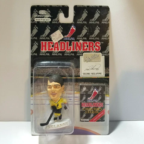 1997 NHL Corinthian Headliners Teemu Selanne Anaheim Mighty Ducks Action Figure Cover
