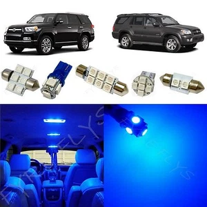 12x Blue LED lights interior package kit for 2003-2014 Toyota 4Runner T41B - Foto 1 di 6