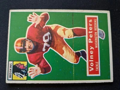 1956 Topps Football Card # 73 Volney Peters - Washington Redskins (VG) - Image 1 of 3