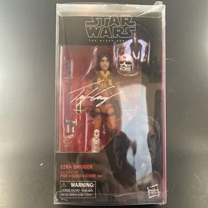 Star Wars Black Series 6" Ezra Bridger #86 signed/auto Taylor Grey - Picture 1 of 2