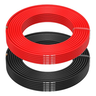 Cable Eléctrico Silicona 16 AWG 20m - Cobre Estañado, Altavoz, Drones y Baterías - Imagen 1 de 4