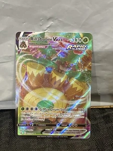 Rillaboom VMAX 023/264 Swsh08 Fusion Strike Holo Ultra Rare NM Pokemon TCG - Bild 1 von 4