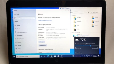 HP EliteBook 840 G4 Laptop 14" FHD Core i7-7600U 16GB 256GB SSD + Charger - Image 1 of 4