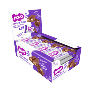 Novo Nutrition Protein Break Bar (16x21,5g) Chocolate - Eiwitrepen