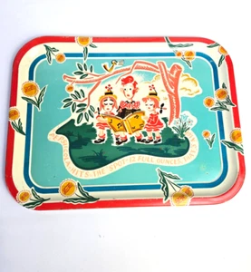 Vintage Pepsi Cola trifft auf den Punkt 12 volle Unzen das ist eine Menge Werbetablett - Bild 1 von 8