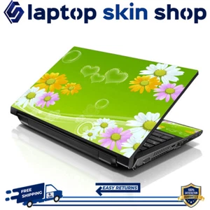 Laptop Skin Sticker Notebook Decal Sunflower Floral  for Dell Apple Asus 17"-19" - Picture 1 of 4