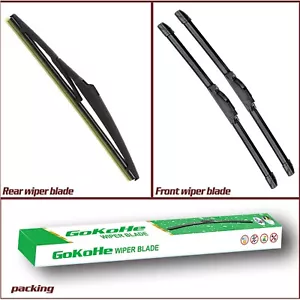 Front Rear Windshield Wiper Blade for Toyota Land Cruiser 2008-2020 Lexus LX570 - Picture 1 of 4